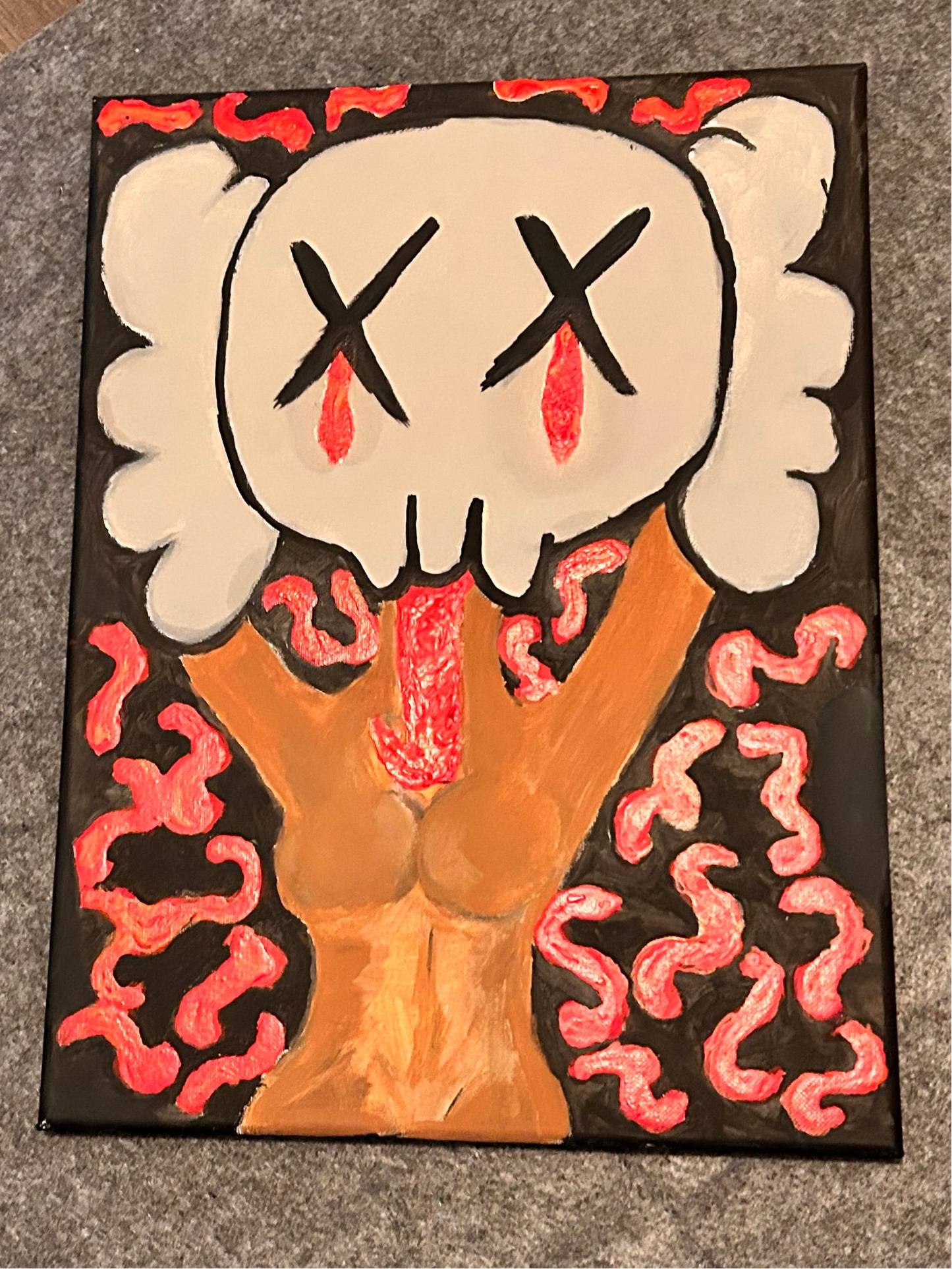 Lick me Kaws (NEON)