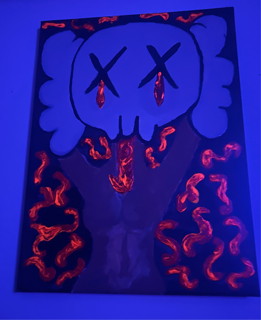 Lick me Kaws (NEON)
